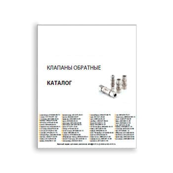 Catalog for production S-LOK check valves